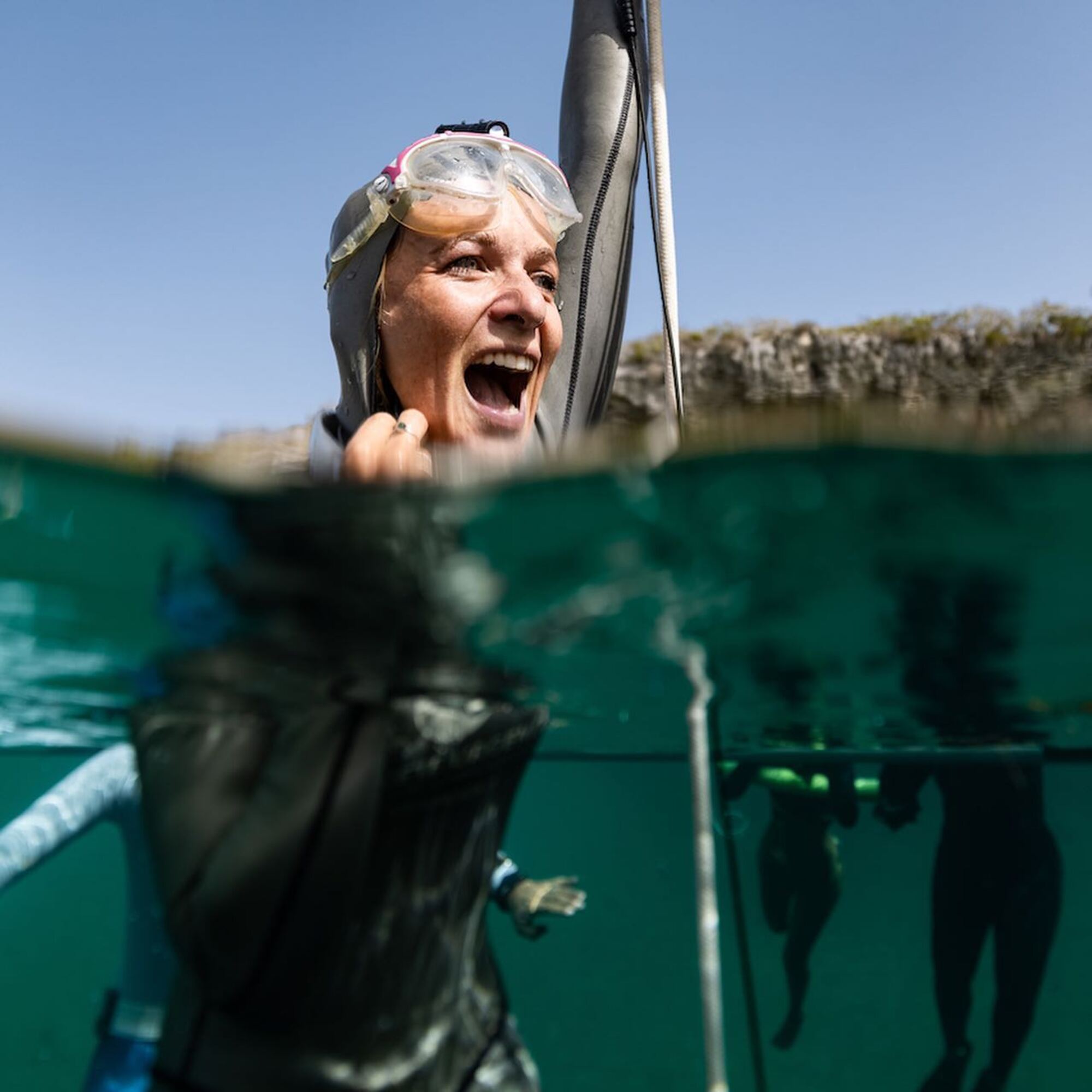 Apnée : Alice Modolo, 1ère française à passer les 100 mètres en monopalme