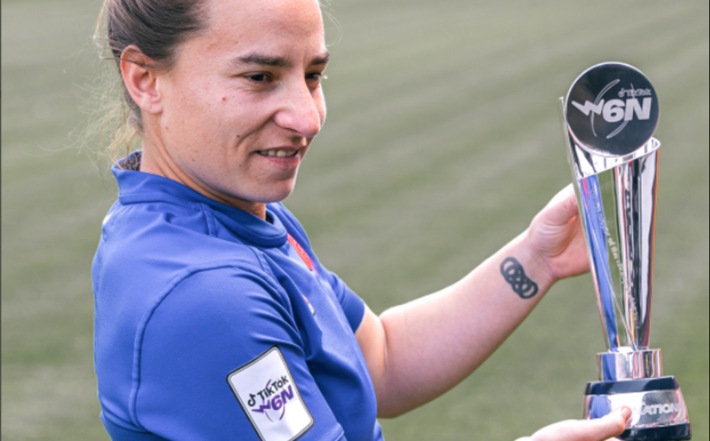 Laure Sansus est élue meilleure joueuse du tournoi des Six Nations 2022