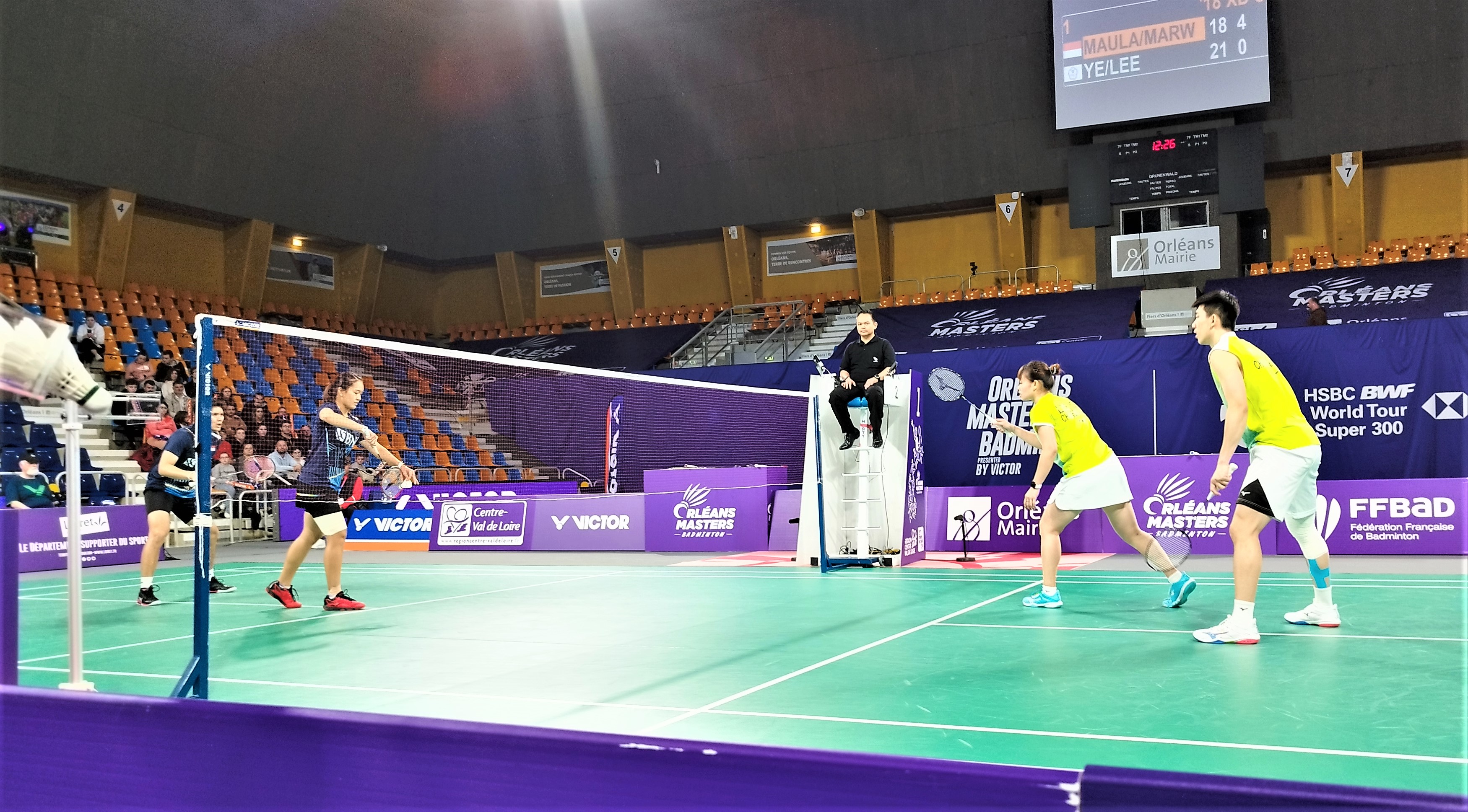 Orléans Masters Badminton : hommes et femmes sur un pied d’égalité