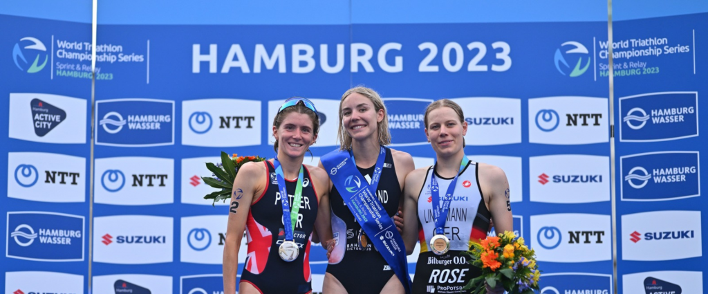 Triathlon : Cassandre Beaugrand championne du monde de Super Sprint