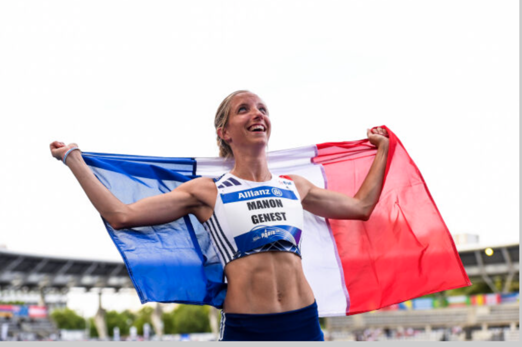 Manon Genest s'est emparée de la troisième place lors des Championnats du monde organisée à Paris l'été dernier. Elle y a décroché son ticket pour Paris 2024. 