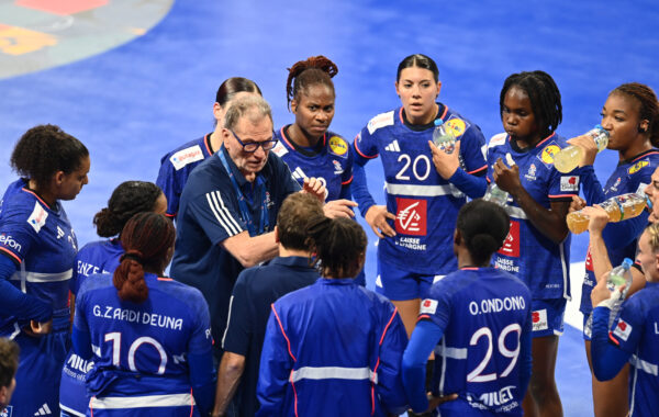 France Norvège match de préparation de l'équipe de France de handball avant les JO de Paris 2024
