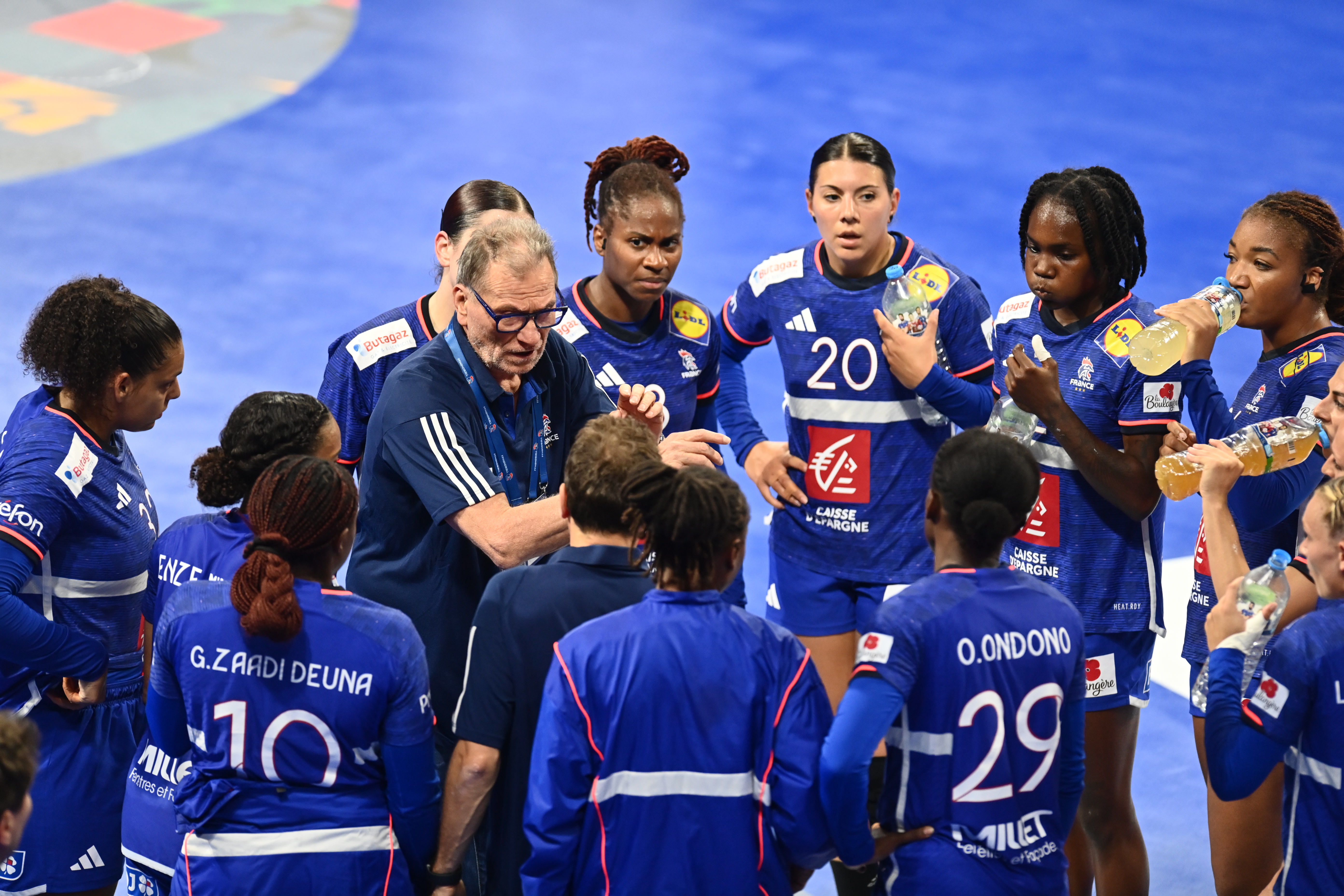 France Norvège match de préparation de l'équipe de France de handball avant les JO de Paris 2024