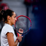 Caroline GARCIA of France during the 2024 Open de Rouen, WTA 250 at Kindarena on April 16, 2024 in Rouen, France.(Photo by Sandra Ruhaut/Icon Sport)