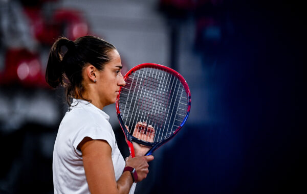 Caroline GARCIA of France during the 2024 Open de Rouen, WTA 250 at Kindarena on April 16, 2024 in Rouen, France.(Photo by Sandra Ruhaut/Icon Sport)