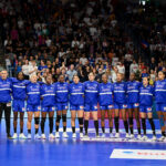 Team of France during the International Women's Friendly match between France and Norway at Palais des Sports de Pau on July 6, 2024 in Pau, France. (Photo by Loic Cousin/Icon Sport) - Photo by Icon Sport