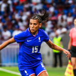 Kenza DALI of France during Women's Paris 2024 Olympic Games match between France and Colombia at Groupama Stadium on July 25, 2024 in Lyon, France. (Photo by Romain Biard/Icon Sport) - Photo by Icon Sport