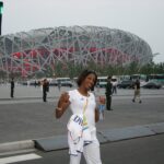 Thélia Sigère JO de Pékin relai 4 x 400 mètres