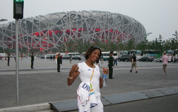 Thélia Sigère JO de Pékin relai 4 x 400 mètres