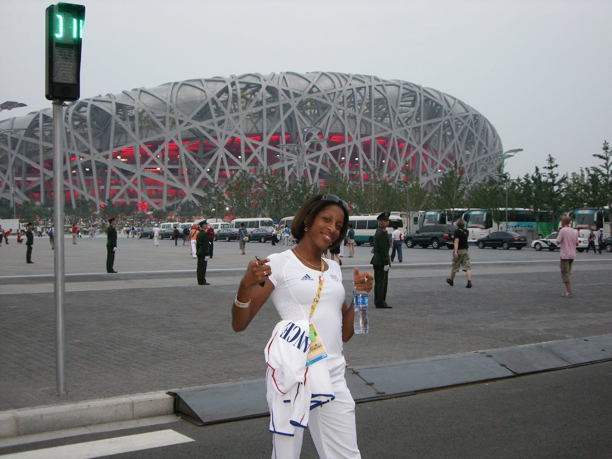 Thélia Sigère JO de Pékin relai 4 x 400 mètres