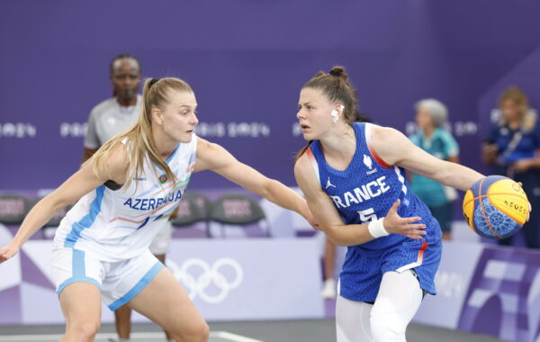 Marie-Eve Paget face à l'Azerbaïdjan JO Paris 2024. ©️ CNOSF/KMSP