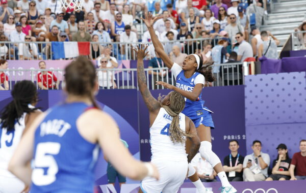 Myriam Djekoundade JO Paris 2024 basket 3x3. ©️ CNOSF/KMSP