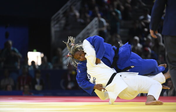 Romane Dicko médaille pour le bronze JO Paris 2024. ©CNOSF/KMSP