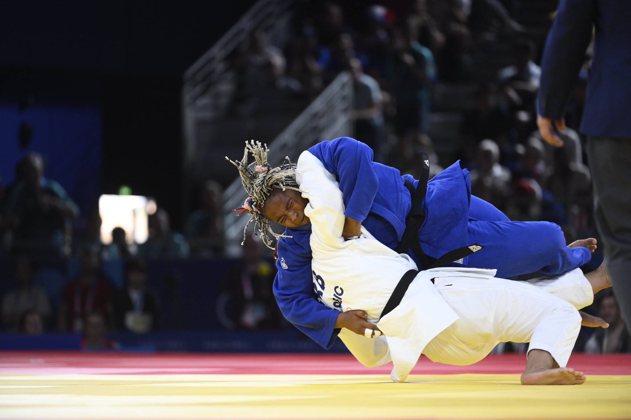 Romane Dicko médaille pour le bronze JO Paris 2024. ©CNOSF/KMSP