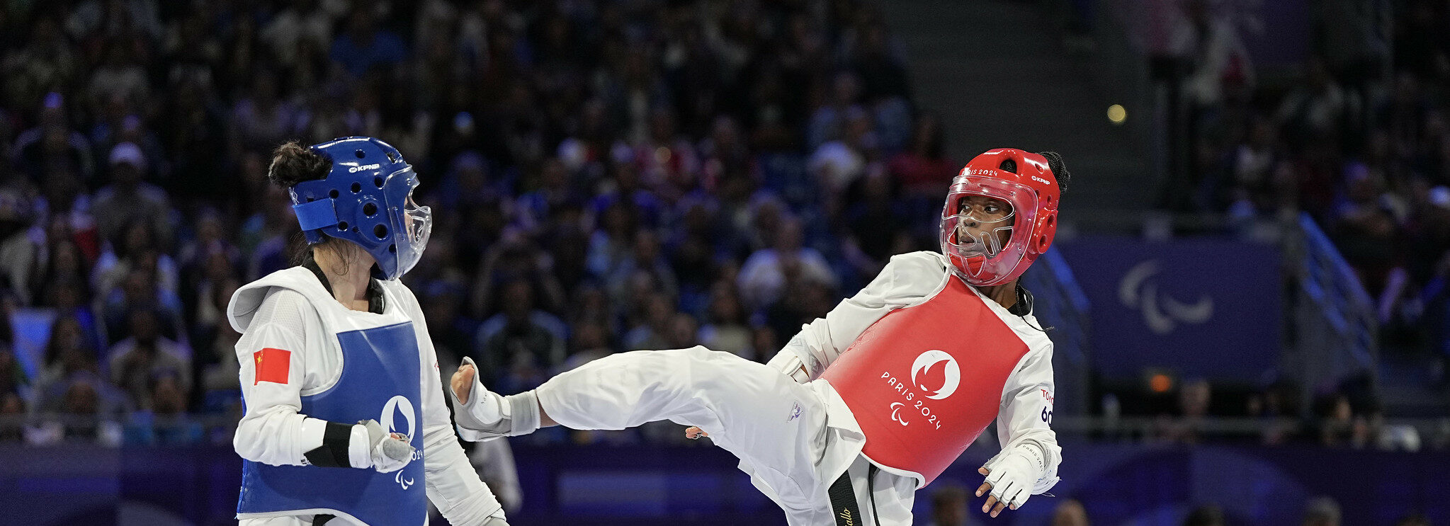 Djelika Diallo during the Paralympic Games Paris 2024, at Grand Palais, in Paris, France, on August 30, 2024, Photo Benjamin Loyseau / KMSP || 001780_0032 SPORT GAMES JEUX PARIS 2024 PARALYMPICS 2024 PARA