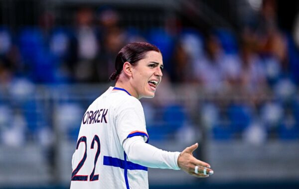 Tamara HORACEK of France during the Paris 2024 Olympic Games women’s handball semi-final match between France and Sweden at Stade Pierre Mauroy on August 8, 2024 in Lille, France. (Photo by Baptiste Fernandez/Icon Sport) - Photo by Icon Sport