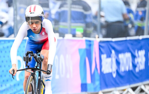 Heidi GAUGAIN of France during the Paris 2024 Paralympic Games Para Cycling Road on September 4, 2024 in Paris, France. (Photo by Sandra Ruhaut/Icon Sport) - Photo by Icon Sport