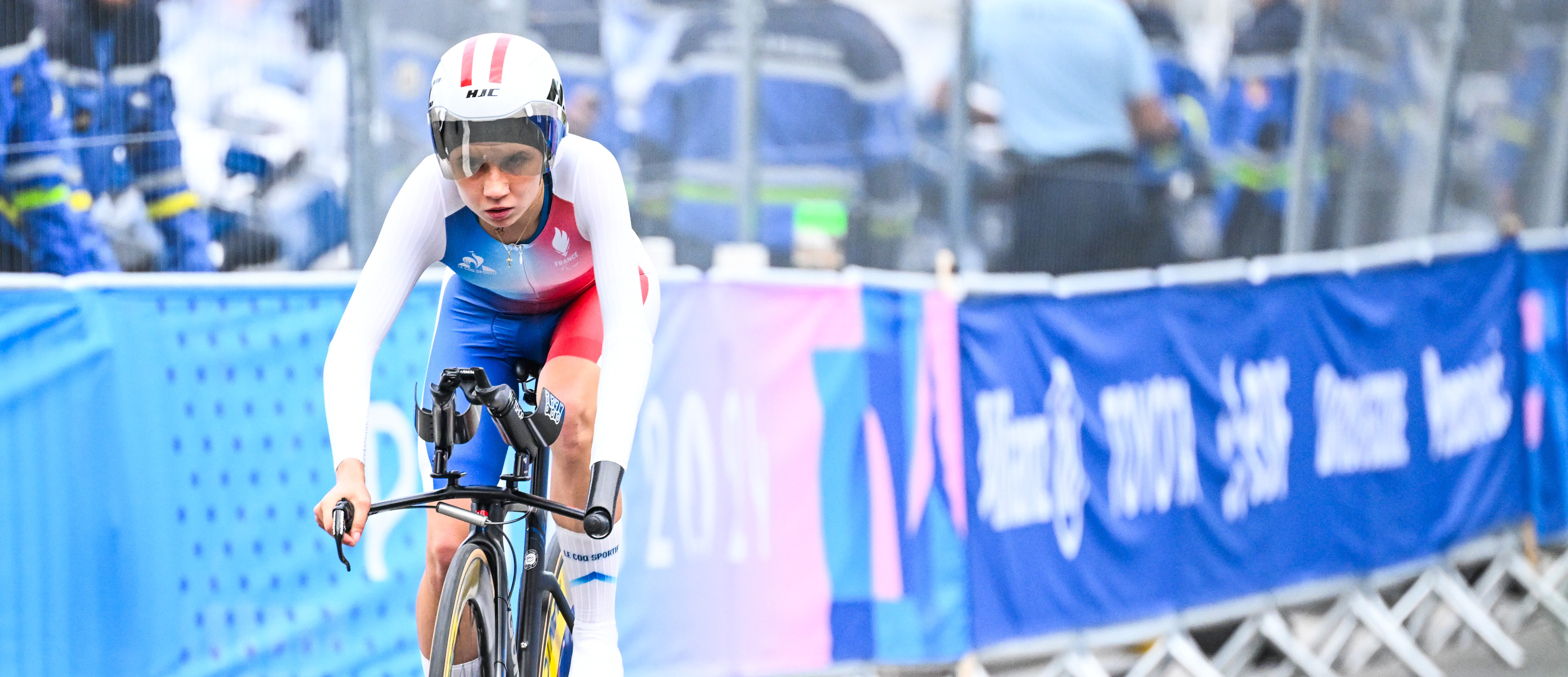 Heidi GAUGAIN of France during the Paris 2024 Paralympic Games Para Cycling Road on September 4, 2024 in Paris, France. (Photo by Sandra Ruhaut/Icon Sport) - Photo by Icon Sport